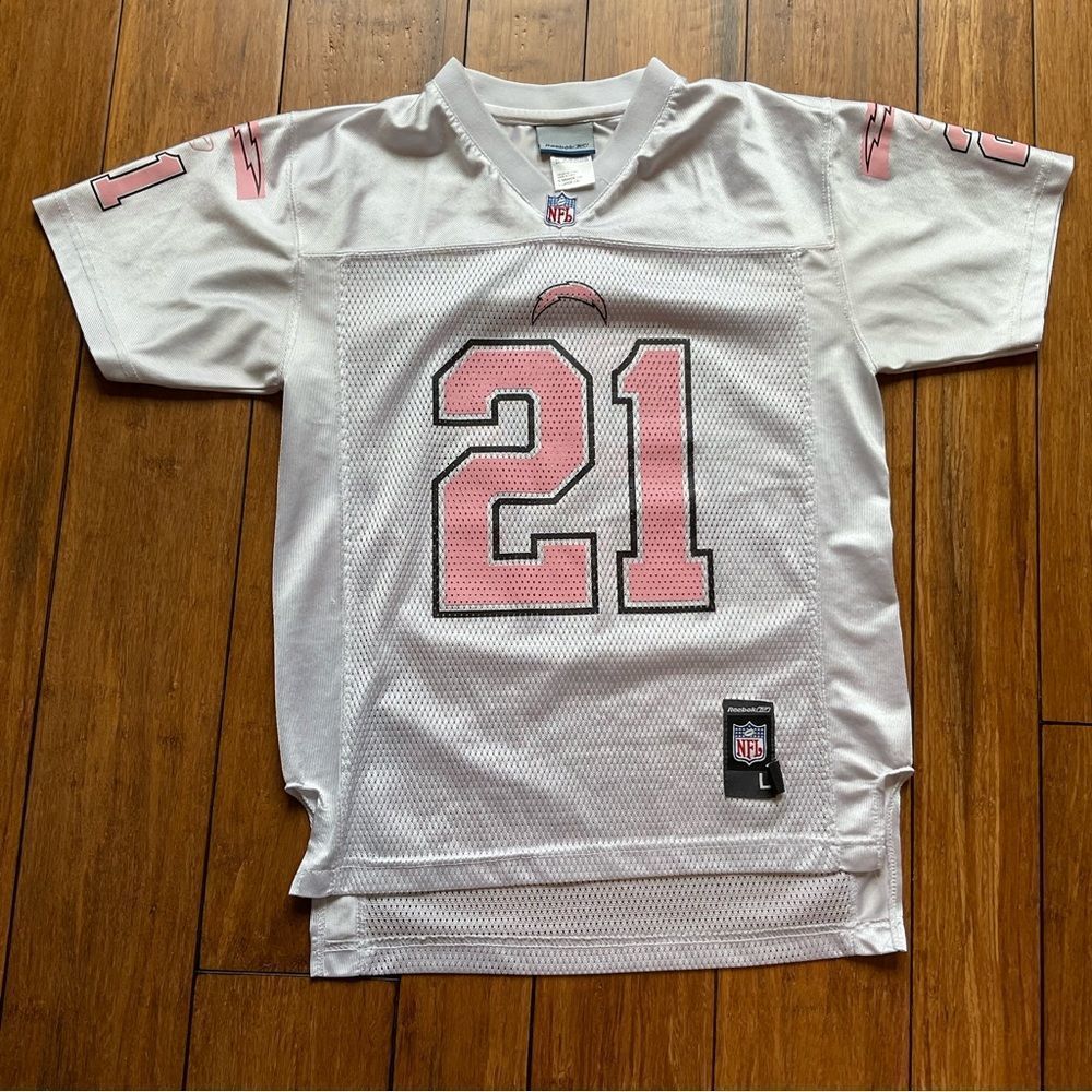 Reebok NFL Breast Cancer Awareness San Diego Chargers #21 Tomlinson Jersey